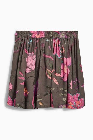 Multi Floral Flippy Skirt (3-16yrs)